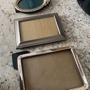Silver tone frame bundle